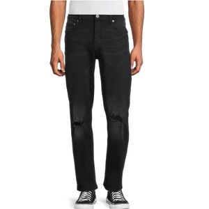 Men’s Slim Straight Destroyed Denim/ jeans